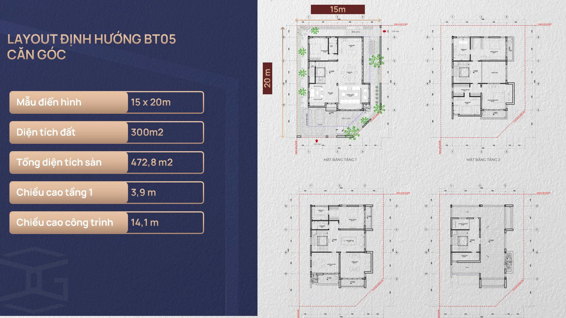 ĐỊNH HƯỚNG THIẾT KẾ CĂN GÓC